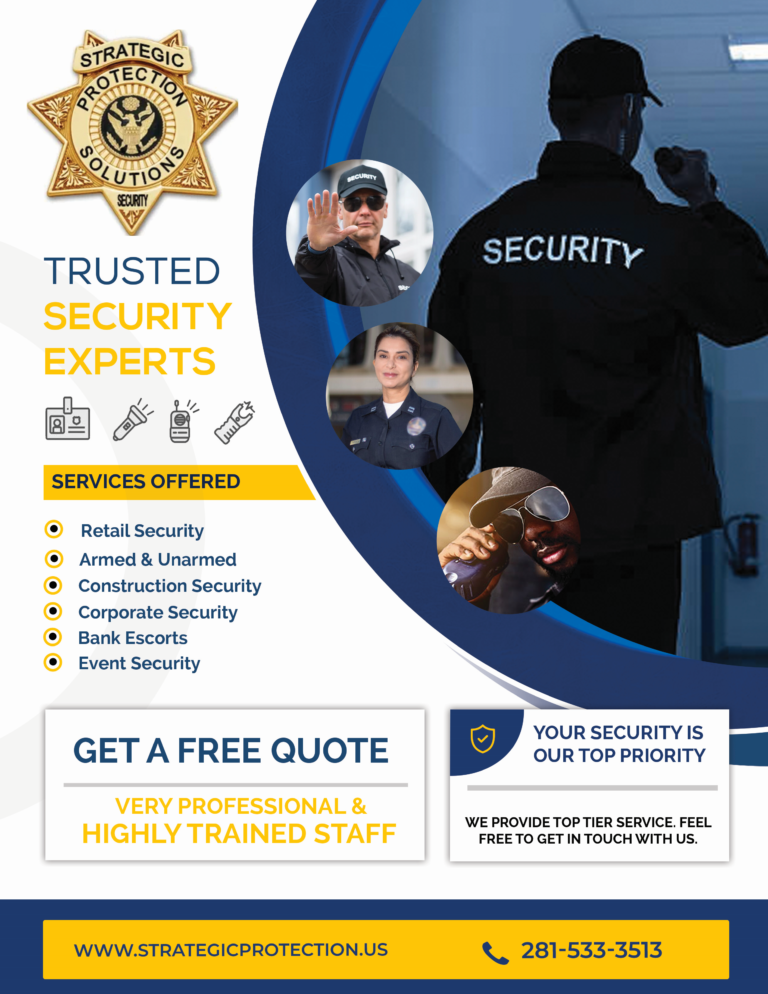 Security Guard Companies in Houston Texas Solutions You Want